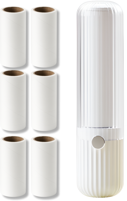 노엔트 포켓 미니 돌돌이 (리필 6개 포함), 1세트