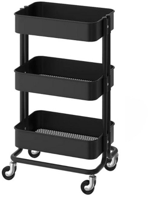 이케아 트롤리 카트 로스훌트 로스코그 블랙 화이트 RASHULT RASKOG