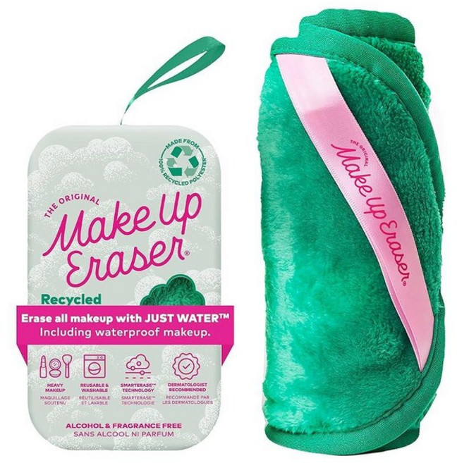 오리지널 MakeUp Eraser PRO 방수 마스카라 아이라이너 파운데이션 립스틱 자외선 차단제 등을 포함한 물만으로 모든 메이크업을 쉽게 제거할 수 있습니다 베리 블루 1개, Green