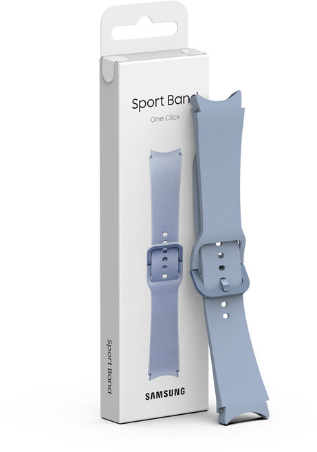 삼성 갤럭시워치 실리콘 스포츠 스트랩 밴드, 1개, 아이스블루 M/L