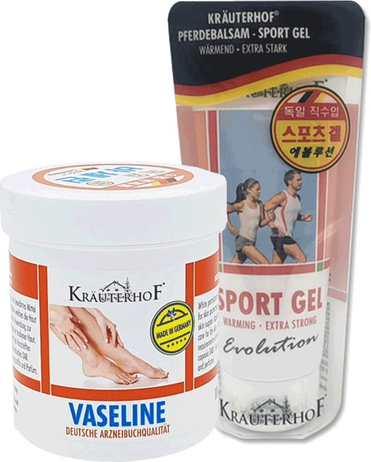 크라우트호프 독일 바세린 100ml + 스포츠겔 에볼류션 튜브형 100ml, 1개