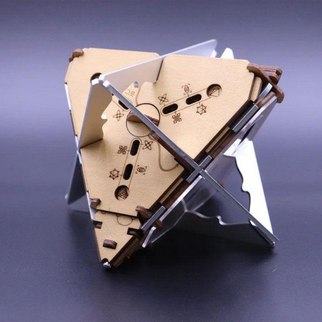 클루박스 반중력 나무 퍼즐 우드 보드게임 회전 구슬 탈출 길찾기장치 두뇌 브레인 발달 게임, 반중력 장치 아크릴 에디션