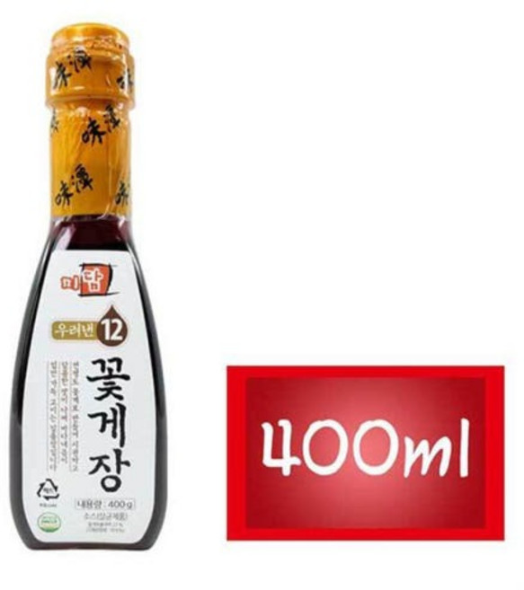 미담 우려낸12 꽃게장 육수 양념장 소스 액상조미료 [원산지:음성군] [원산지:국산(충청북도 음성군)], 1개, 400g