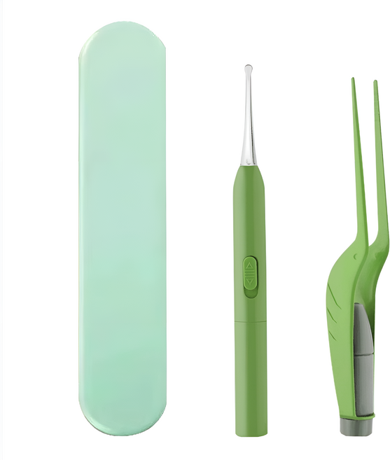 바라츠 빛나는 이어클리너 귀파개 귀청소 LED 귀이개, 1개, 1세트