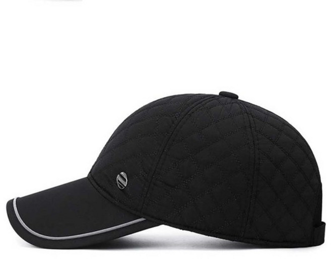 방한볼캡 컴포트 반사라인 워머 겨울 보온 귀도리모자