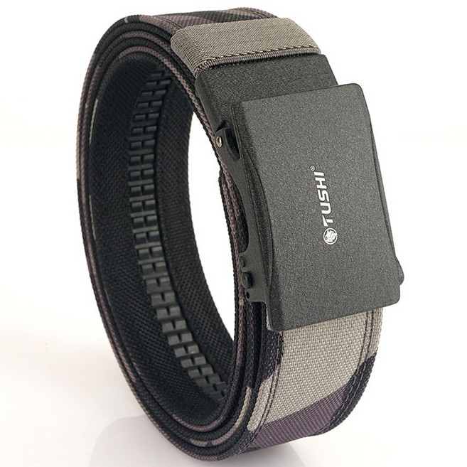 Tushi 견고하고 두꺼운 전술 허리띠 공구 군인 캐주얼 벨트 120