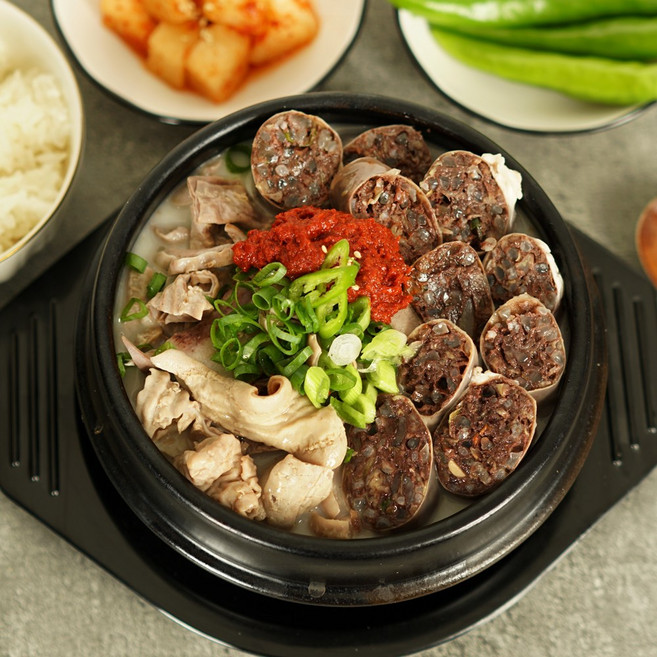 [당일출고]세모농 진한 프리미엄 토종 순대머리내장국밥 밀키트 파 다대기증정, 3세트, 200g