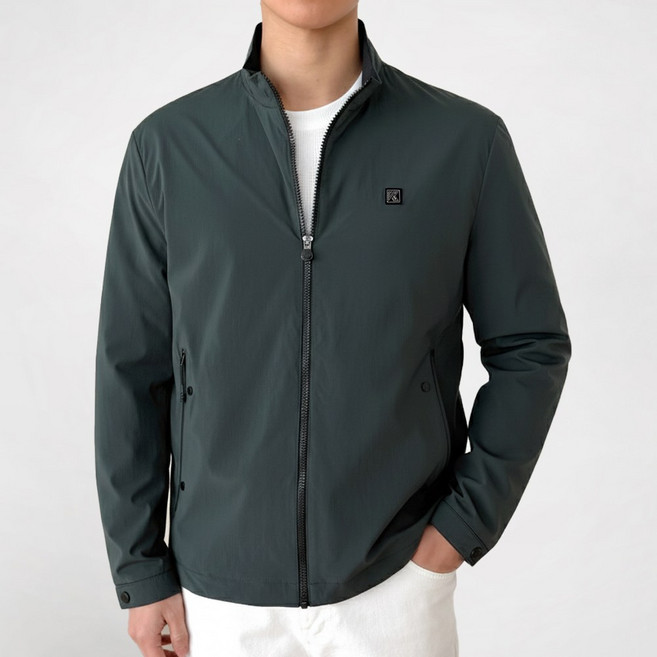 김영주스포츠 남성 하이넥스판자켓 KRMJ7625 봄 가을 골프 등산 트래킹 출근 데일리