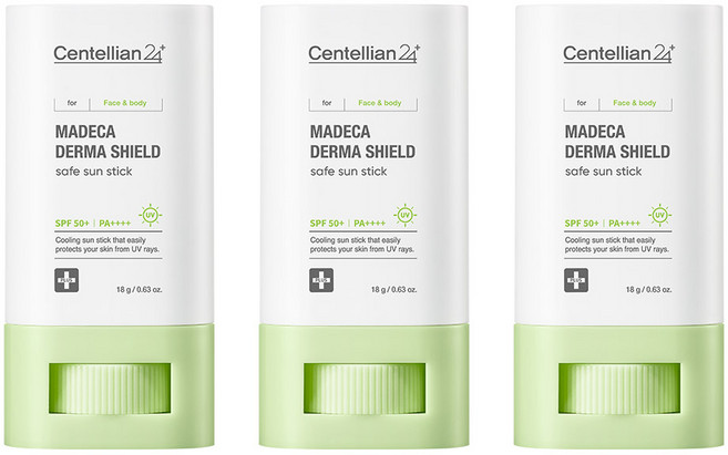 센텔리안24 마데카 더마 쉴드 세이프 선스틱, 3개