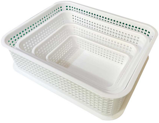 미니바구니 다용도바스켓 초등학생 사물함 책상서랍 수납 정리함 국내생산, 화이트바구니2.5호, 1개, 화이트