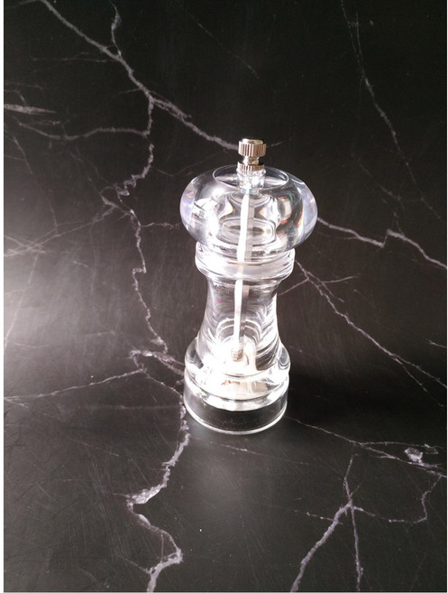 콜앤메이슨 소금 ll[set 캡스턴 수동 런던 쉐이커 180 투명 비치우드 우드, 투명 스몰, 1개