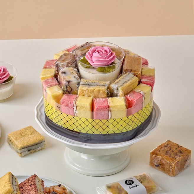 [떡보의하루 본사] 떡케이크 퓨전케익3호 전국150여개 매장 직접배달, 1.23kg, 1개