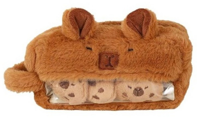 아트조이 와펜 카피바라 필통, 1개, 멍때려바라