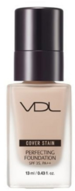 VDL 커버스테인 퍼펙팅 파운데이션 13ml 4종 택1 핑크 바닐라 미디엄 베이지, A01(핑크아이보리 17호)