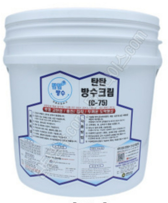 우동만 탄탄방수 틈새 메꿈이 바르는 방수제 방수크림 C-75 (투명), 투명, 15kg, 1개