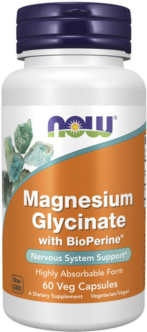 나우푸드 마그네슘 글리시네이트 바이오페린 베지 캡슐, 1개, 60정