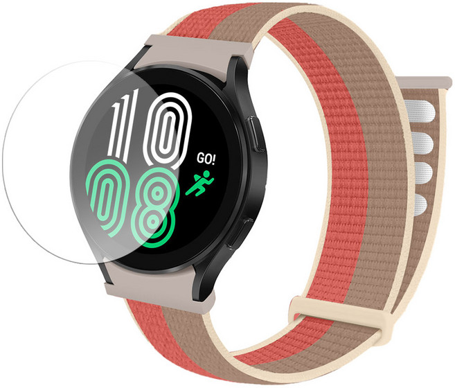 스페이스쉴드 갤럭시워치 7 6 5 4 40mm 호환 나일론 날개형 모노 밴드 스트랩 20color, 메이지핑크, 1개