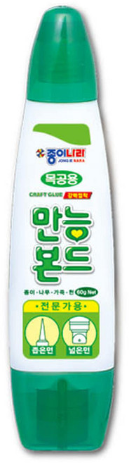 종이나라 만능 본드 60g 12개입 양방향 다용도 목공풀
