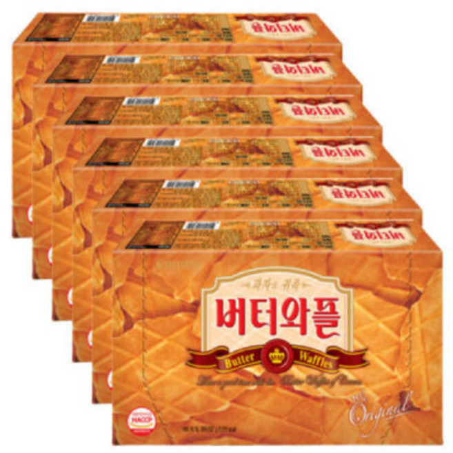 버터와플 237g 6팩, 1g, 1개