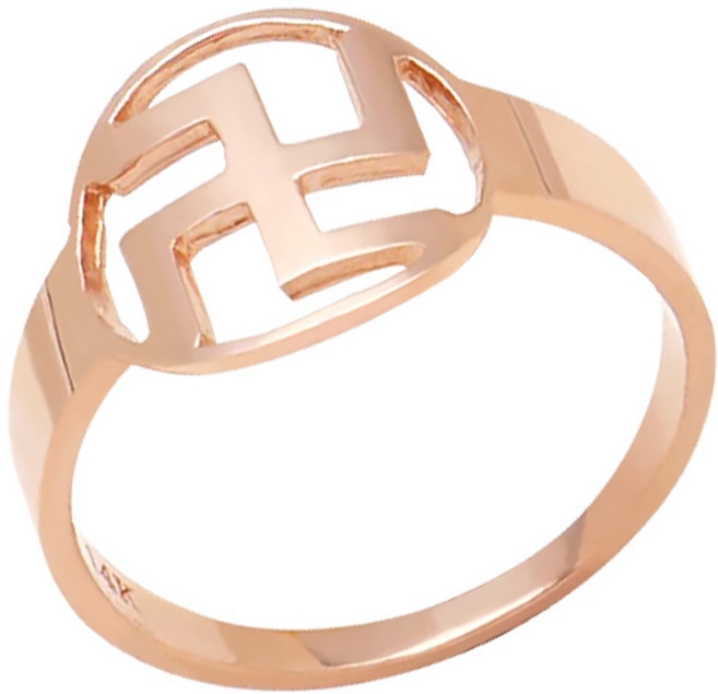 골드캣 14k 18k 서클 만자 불교 반지 R1617 각인서비스