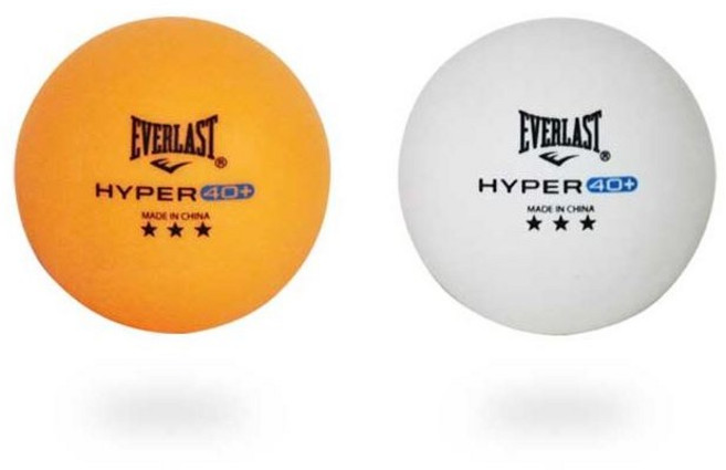 에버라스트 베가 3성 탁구공 ABS 120p, 화이트, 1개