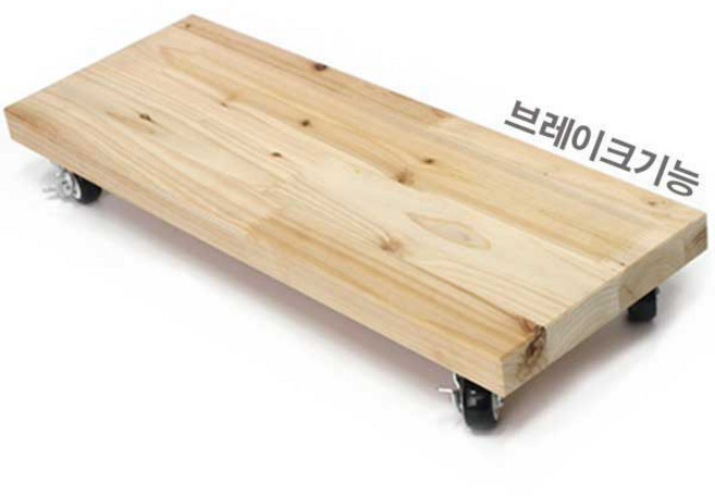 가구가구또가구 소나무25T 원목선반 화분받침대 다용도받침대 바퀴 본체받침대 철제다리, 4. 소나무25T +1.5인치우레탄바퀴(4개) 세트, 1개