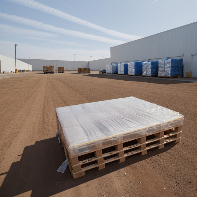 연프라텍 파레트 평판비닐 1.5Mx1.5M 방수 커버 탑시트 덮개, 100개, 투명 1.5Mx1.5M