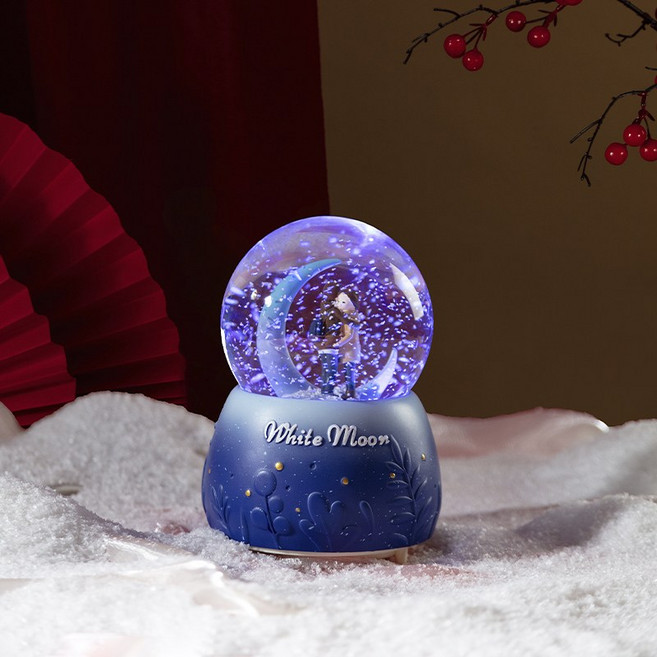 피라모니 겨울 스노우볼 프러포즈 오르골, 화이트문 허그