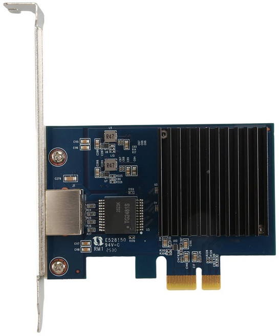 Win10/Win 11용 10Gb PCIe NIC 네트워크 카드 단일 RJ45 포트 RTL8127 칩 PCI-Express X1 비전 획득 카드, 표시된 대로