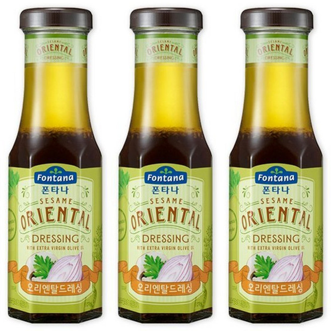 폰타나 오리엔탈 드레싱 270G x 3개