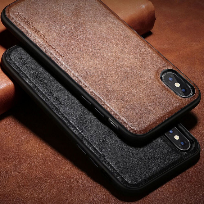 하푼 아이폰X XS 클래시 레더 케이스