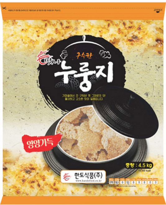 한도식품 맛나누룽지, 4.5kg, 2개