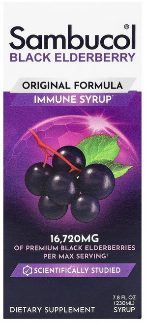 삼부콜 Sambucol 블랙 엘더베리 면역력 강화 시럽 오리지널 포뮬라 16 720mg 230ml7.8fl oz125917원산지:기타, 1개, 230ml - 쿠팡
