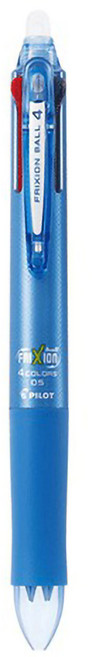PILOT 百樂 按鍵式 Frixion Ball 多色魔擦筆, 1個, 亮藍 0.5mm(四色)