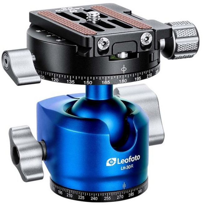Leofoto 레오 포토 LH-30R (BL) 자유 운대 (NP-50 포함) 블루 국내 정규 수입품, 1개, 상세페이지 참조