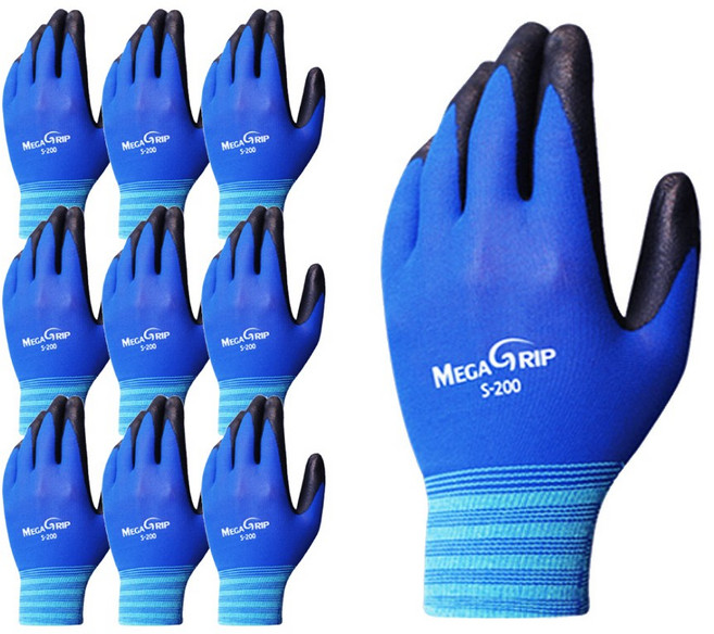 메가그립 울트라슬림 S-200 10켤레, 로얄블루, 10세트