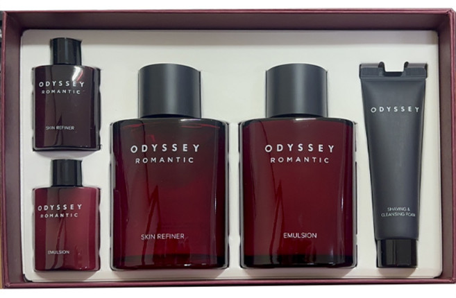 오딧세이 로맨틱 스페셜 남성 화장품 2종 세트, 1세트