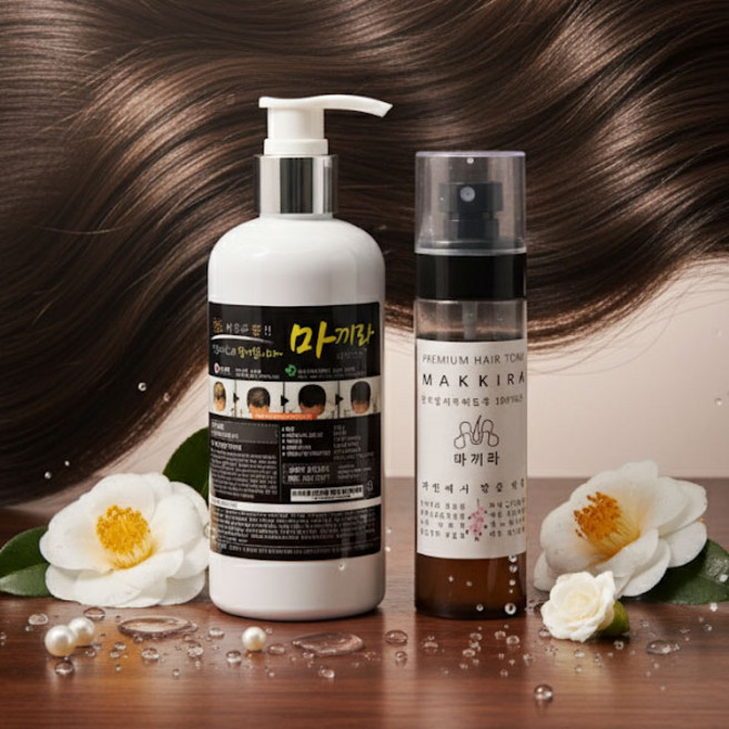 마끼라 탈모완화 헤어토닉 두피영양 영양제 앰플 원액 3개월분 300ml 지루성 비듬 고민 탈출, 1개