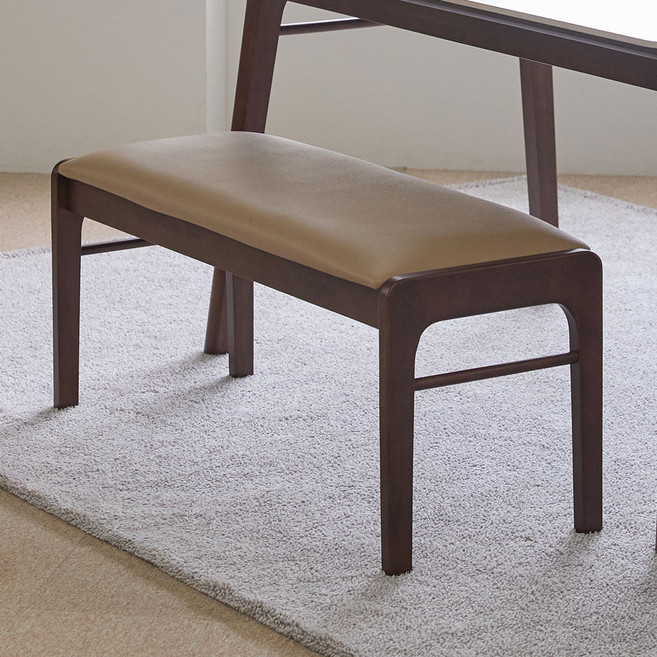 파로마 조앤 2인용 원목 벤치의자 1100, 1개, 월넛