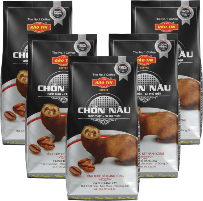 Bao Tin 족제비 분쇄형 커피핀 - Ca phe Chon Bao Tin coffee phin, 5개, 500g, 핸드드립