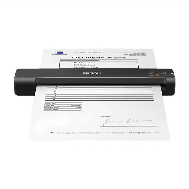 OA小舖 EPSON ES-50 可攜式掃描器 高速掃描 高解析度, 黑色, 1個