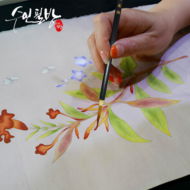 수인필방 서예붓 민화붓 고급황모 면상필 소-특대, 대