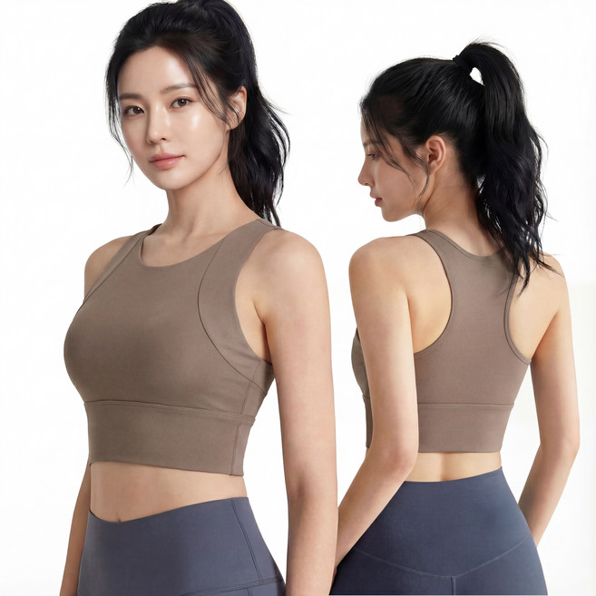 Kyails 하이서포트 스포츠브라 푸쉬업 일체형요가탑