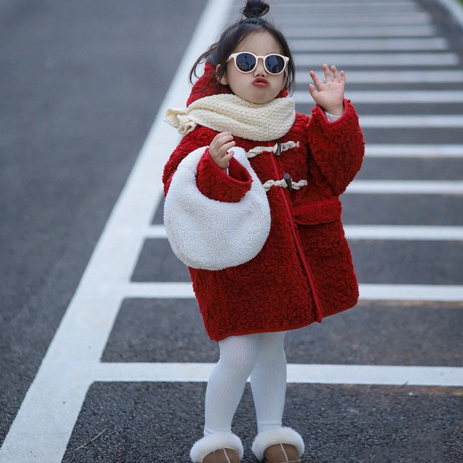 [실버플라워] 여아용 겨울코트 뽀글이점퍼 패딩점퍼 공주코트 겨울 점퍼 093