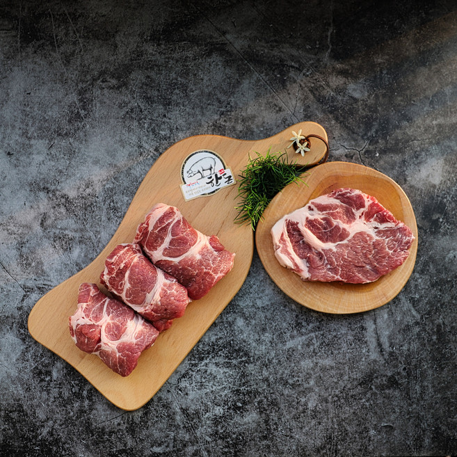 [너브내] 국내산 돼지고기 한돈 목살 목심살 [냉장] 500g 2인분 목살 수육용 구이용 갈매기살 항정살 토마호크 진공포장 HACCP 인증 캠핑고기 선물세트 홍천삼겹살, 찌게용, 일반포장, 1개