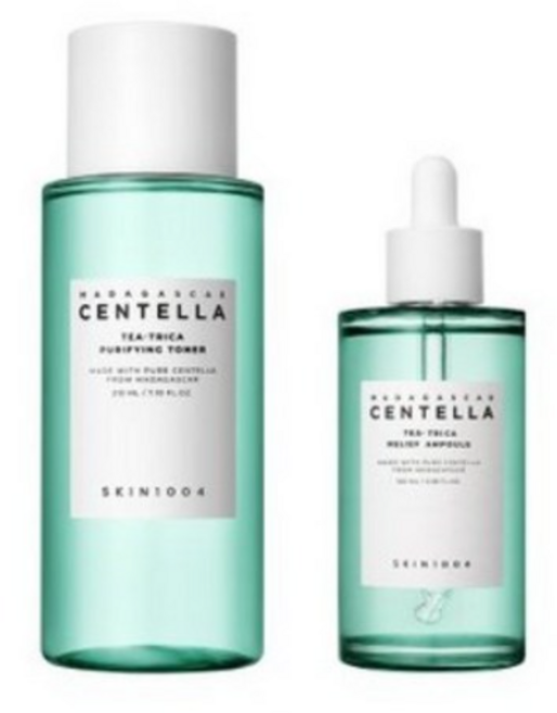 스킨천사 SKIN1004 [티트리카 세트] 티트리카 퓨리파잉 토너 210ml+ 릴리프 앰플 100ml, 1개