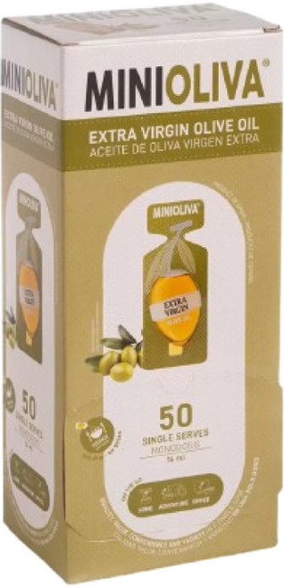 미니올리바 개별포장 포션 엑스트라버진 올리브유 14ml 50개입, 1개