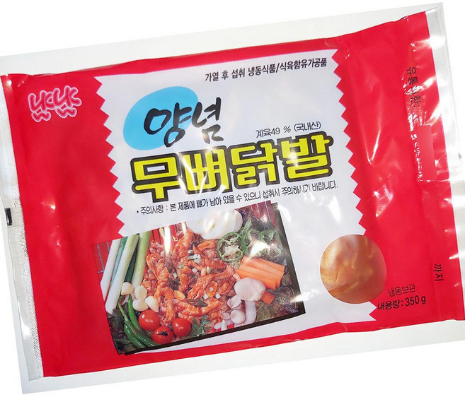 냠냠 무뼈 닭발 볶음 350g 매운맛, 1개