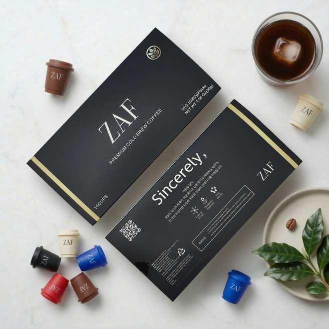 [여름할인] ZAF 자프 홈카페 콜드브루 커피 선물세트 (5종 x 2p), 1세트, 10개입, 3g