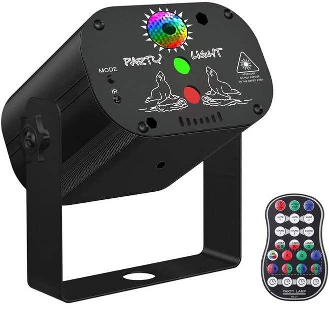 붕붕 사이키조명 미러볼 LED 레이저, 붕붕사이키조명 블랙